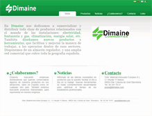 Tablet Screenshot of dimaine.com